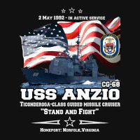 Uss Anzio (cg-68) Ticonderoga-class Guided Missile Cruiser Baby Beanies | Artistshot