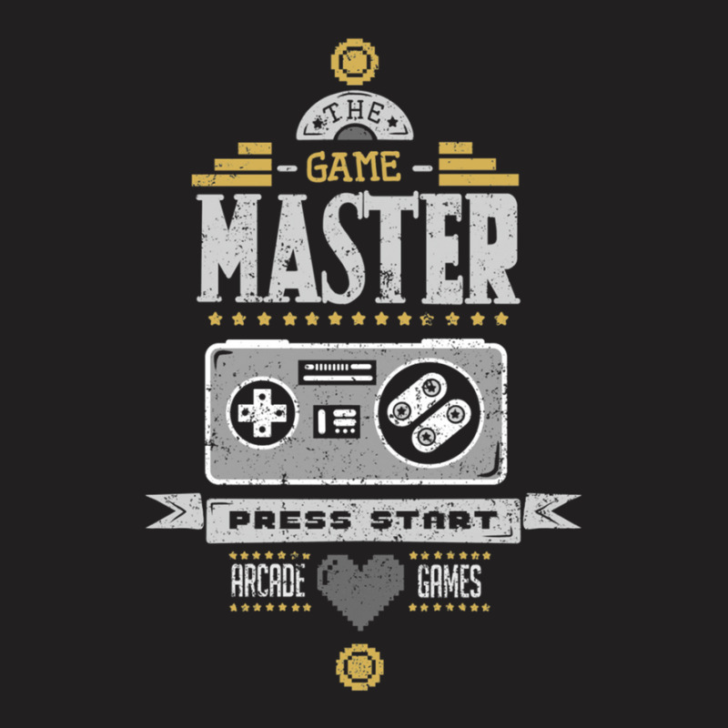 Game Master Gaming Arcade Video Gamer T-Shirt by IrvetteDove | Artistshot