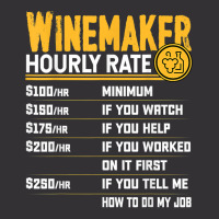 Winemaker Hourly Rate Funny Winemaking Winemaker Wine Lover T Shirt Vintage Short | Artistshot