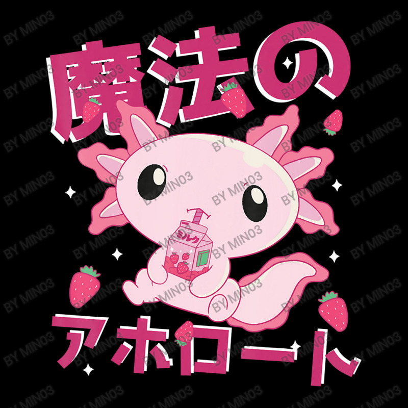 Japanese Strawberry Milk Shake Anime Pink Kawaii Aesthetic Axolotl Mat Fleece Short by Min03 | Artistshot