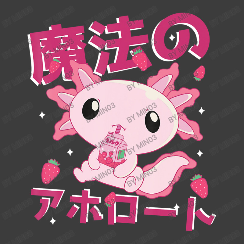 Japanese Strawberry Milk Shake Anime Pink Kawaii Aesthetic Axolotl Mat Men's Polo Shirt by Min03 | Artistshot