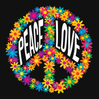 Floral Hippie Peace Sign Peace Baby Bibs | Artistshot