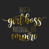 Womens Just A Girl Boss Building Her Empire Female Success Girl V-neck Unisex Hoodie | Artistshot