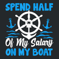 Anchor Design With Saying For Captain Pontoon Motor Boating T Shirt Crewneck Sweatshirt | Artistshot