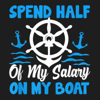 Anchor Design With Saying For Captain Pontoon Motor Boating T Shirt Classic T-shirt | Artistshot