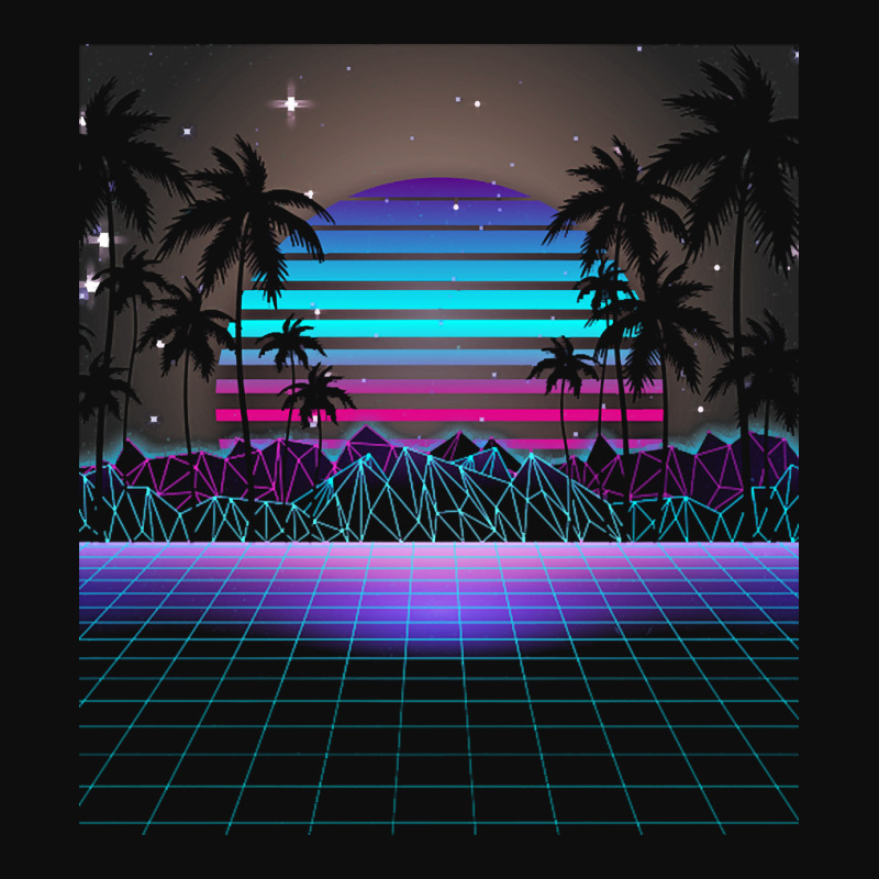 Synthwave T  Shirt Fascinating Dusk Retrowave T  Shirt Crop Top by gaetanonolan | Artistshot