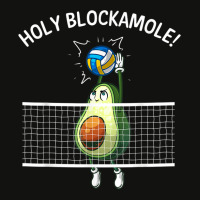 Funny Volleyball For Men Women Holy Guacamole Player Blocker Scorecard Crop Tee | Artistshot