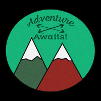 Awesome Adventure Awaits Mountain Peaks Design Kids Cap | Artistshot