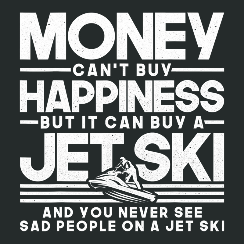 Jetski Happiness Water Sports Design Women's Triblend Scoop T-shirt by cm-arts | Artistshot