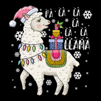 Fa La La Llama Funny Santa Llama Christmas For Family Long Sleeve T Sh Pocket T-shirt | Artistshot