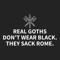 History Teacher Shirts, Real Goths Sack Rome 3/4 Sleeve Shirt | Artistshot