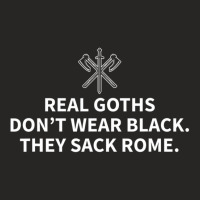 History Teacher Shirts, Real Goths Sack Rome Ladies Fitted T-shirt | Artistshot