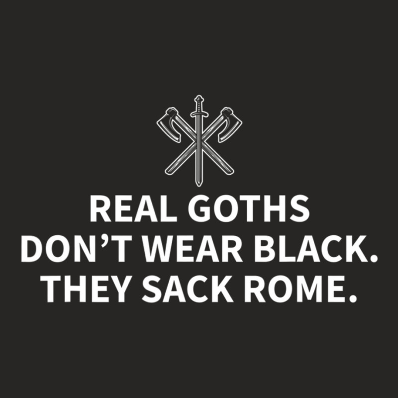 History Teacher Shirts, Real Goths Sack Rome Ladies Fitted T-shirt | Artistshot