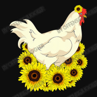 Chicken Cock Yellow Flower Hippie Sunflower Farm Animal Lover Chicken Crop Top | Artistshot