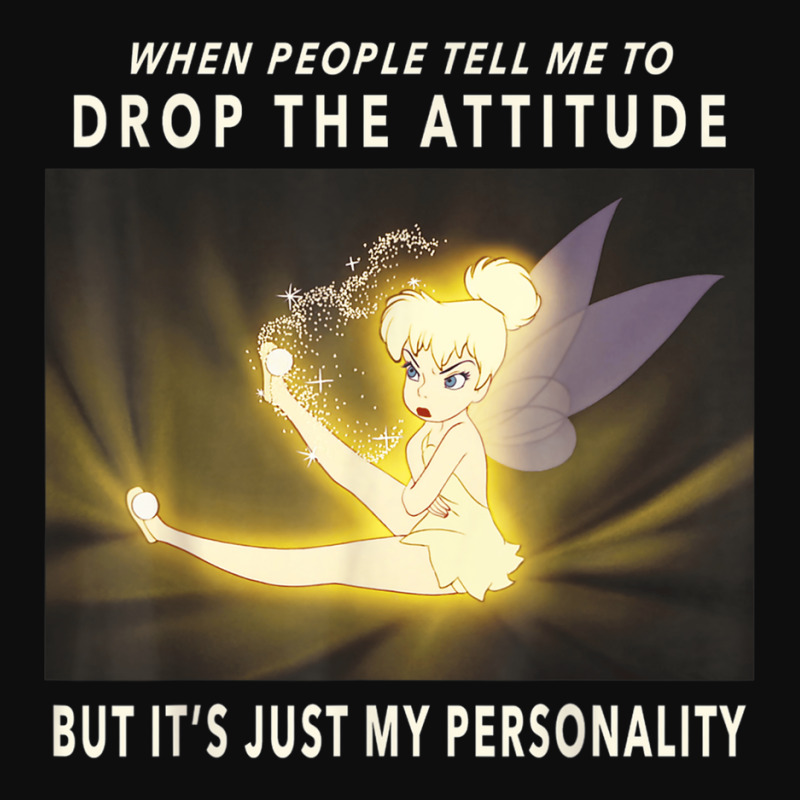 Peter Pan Tinker Bell Its Just My Personality Meme Crop Top by CharlizeShanon | Artistshot