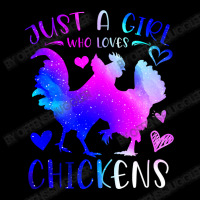 Chicken Cock Just A Girl Who Loves Chickens Chicken Themen Girls 116 H Cropped Sweater | Artistshot