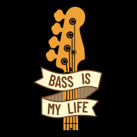 Bass Headstock T  Shirt Bass Is My Life Bass Guitar Headstock T  Shirt Adjustable Cap | Artistshot