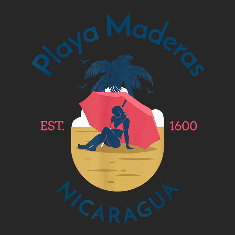 Playa Maderas Nicaragua T Shirt Ladies Fitted T-Shirt by cm-arts | Artistshot