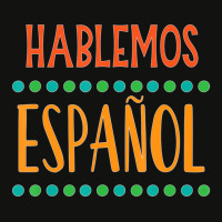 Hablemos Espanol Bilingual Spanish Teacher Scorecard Crop Tee | Artistshot