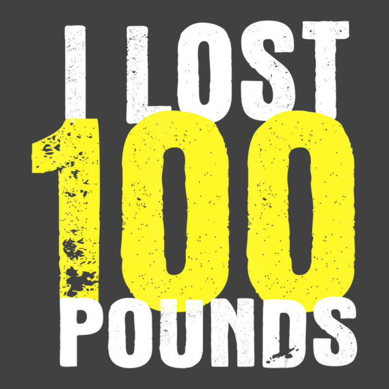 I Lost 100 Pounds Proud Weightloss Announcement Losing Vintage T-Shirt by cm-arts | Artistshot