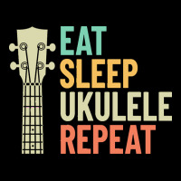 Eat Sleep Repeat T  Shirt Eat Sleep Ukulele Repeat Ukulele Headstock R Cropped Sweater | Artistshot