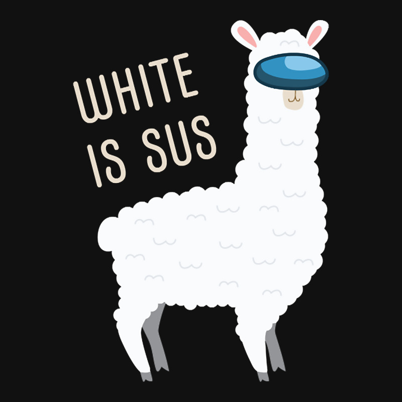 White Is Sus Llama Among Alpaca Us Graphic Youth T-shirt by degreesgunner | Artistshot