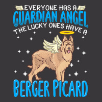 Berger Picard T  Shirt Berger Picard Dog With Guardian Angel Saying T Ladies Curvy T-shirt | Artistshot