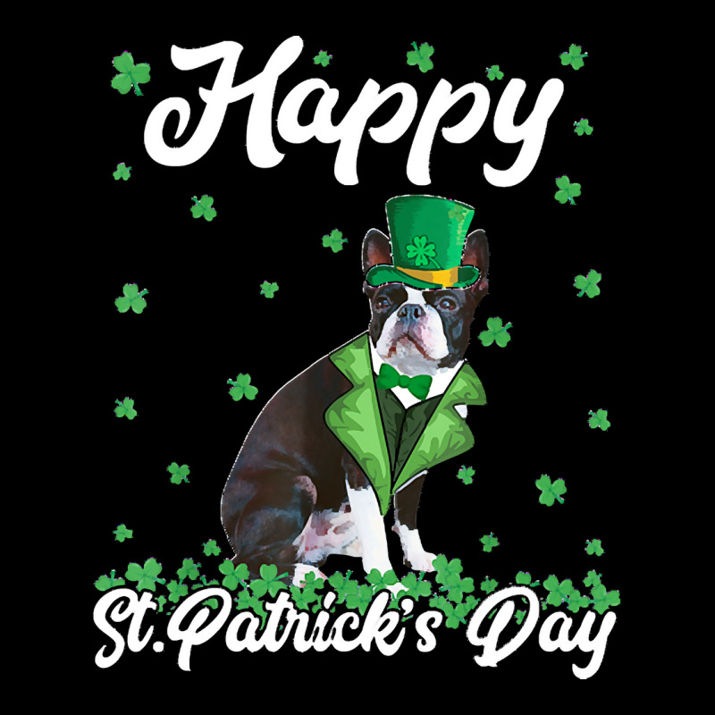 Boston Terrier T  Shirt Happy St. Patrick's Day Boston Terrier T  Shir Adjustable Cap | Artistshot