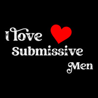 I Love Submissive Men Cropped Hoodie | Artistshot