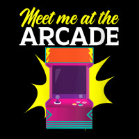 Womens Meet Me At The Arcade Gaming Video Game Player Gamer V Neck T S Adjustable Cap | Artistshot