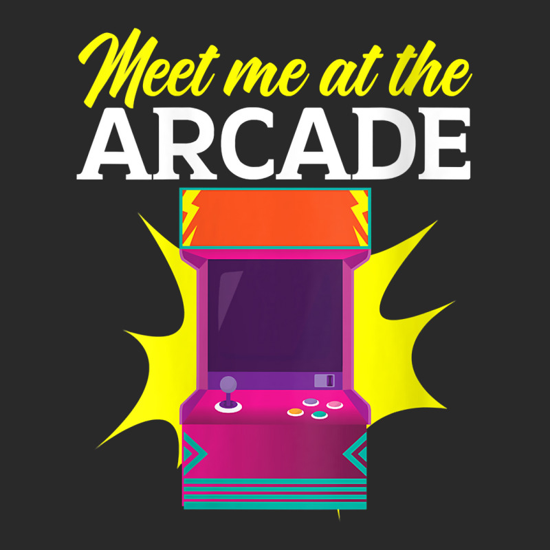 Womens Meet Me At The Arcade Gaming Video Game Player Gamer V Neck T S Printed hat by cm-arts | Artistshot