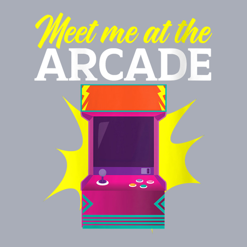 Womens Meet Me At The Arcade Gaming Video Game Player Gamer V Neck T S Tank Dress by cm-arts | Artistshot