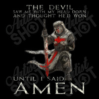 The Crusader The Devil Saw Me Knight Templar Men's Long Sleeve Pajama Set | Artistshot