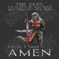 The Crusader The Devil Saw Me Knight Templar Vintage Hoodie | Artistshot