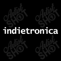 Indietronica Music Typography White Text Kids Cap | Artistshot