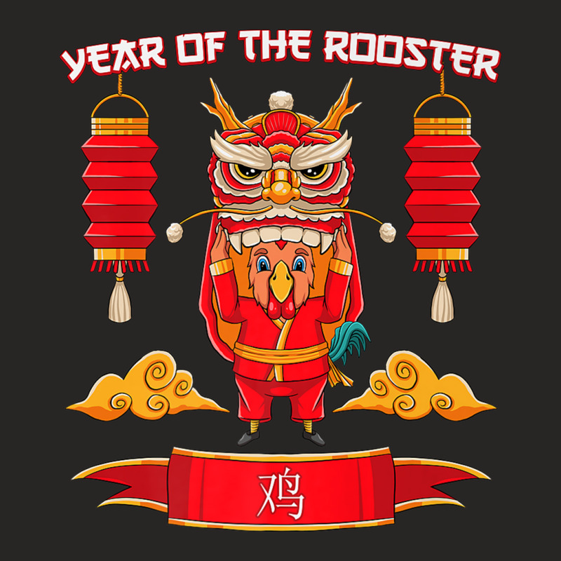 Chinese Year Of The Rooster 2029 New Year Zodiac Sign Kids Premium T S Ladies Fitted T-Shirt by cm-arts | Artistshot