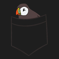 Puffin In The Pocket Seabird Iceland Pocket Puffin Classic T-shirt | Artistshot