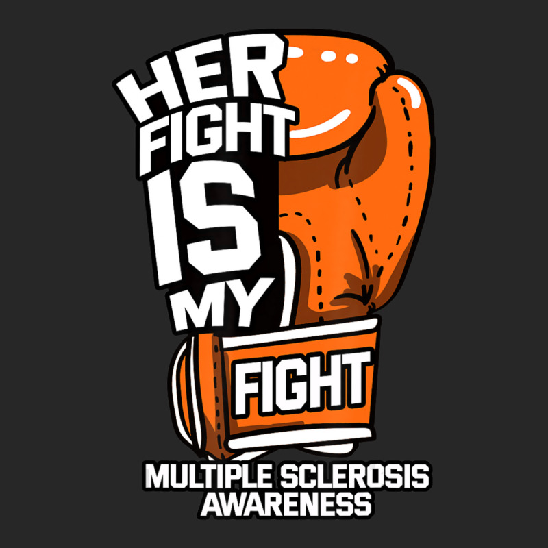 Her Fight Is My Fight Multiple Sclerosis Orange Ribbon Women's Pajamas Set by cm-arts | Artistshot