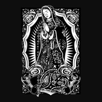 Virgin Mary Mexican Blanket Art Bandana Print Chicano Cholo Crop Top | Artistshot