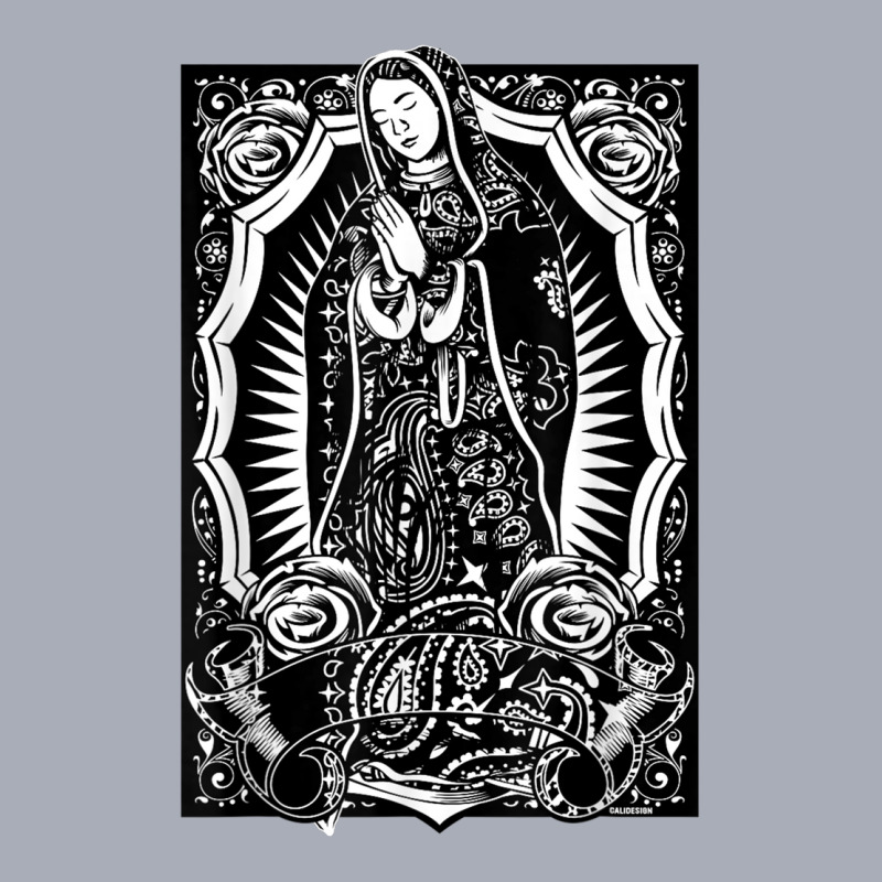 Virgin Mary Mexican Blanket Art Bandana Print Chicano Cholo Tank Dress by ZaraGross | Artistshot