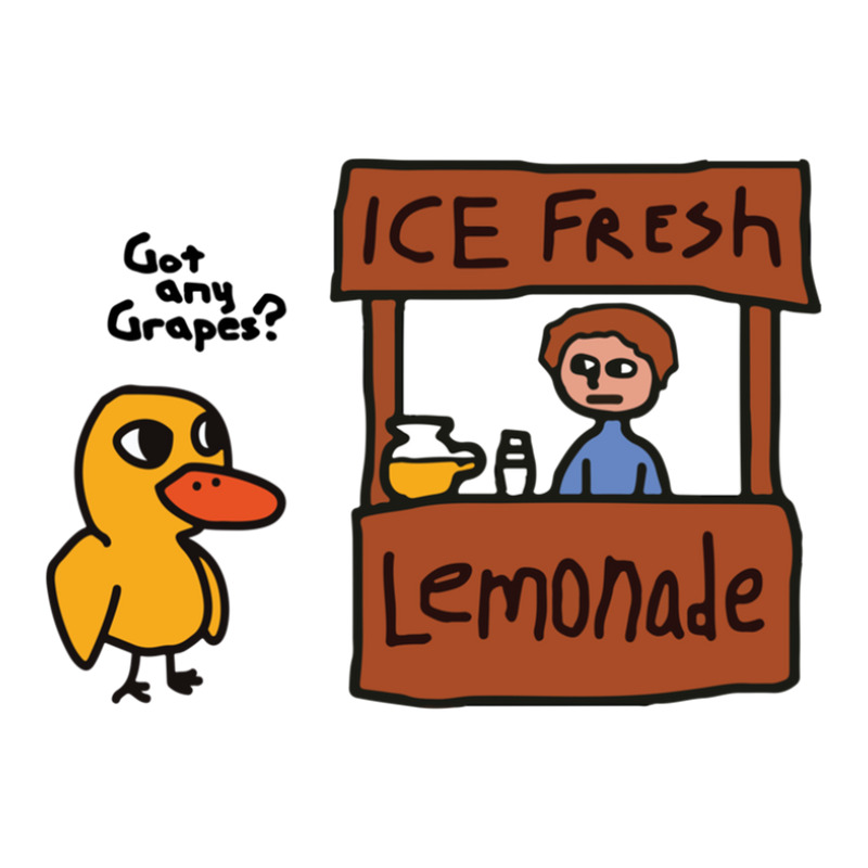 Custom Lemonade Stand Got Any Grapes Sticker By Cherriscott Artistshot