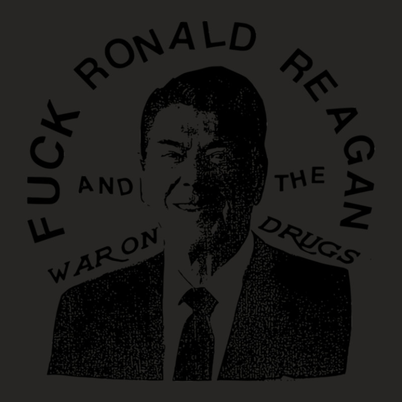 Fuck-ronald-reagan-and-the-war-on-drugs Ladies Fitted T-Shirt by AlmaWilliams | Artistshot