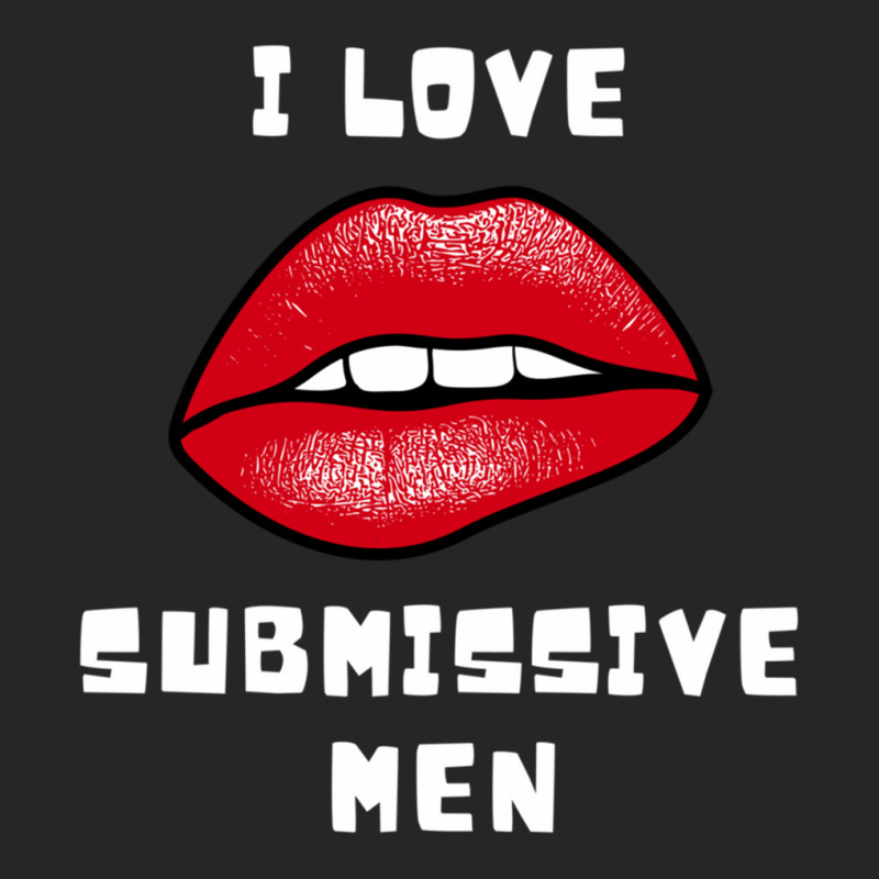 I Love Submissive Men Ladies Fitted T-Shirt by cm-arts | Artistshot