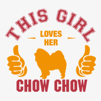 This Girl Loves Her Chow Chow Ladies Fitted T-shirt | Artistshot