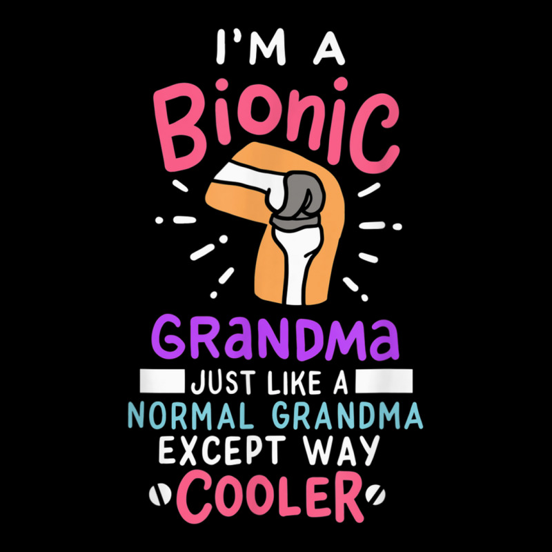 Knee Replacement Bionic Grandma After Surgery Gift Pocket T-Shirt by JusticePeck | Artistshot