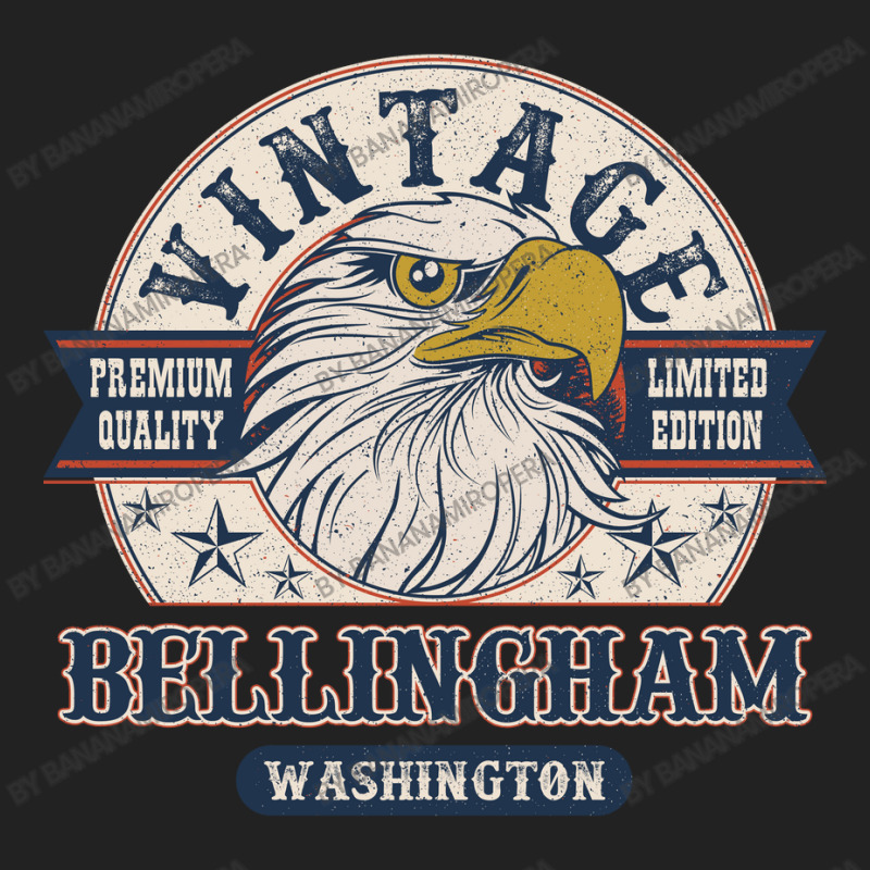 Retro Bald Eagle Bellingham Washington Vintage Limited Edition Backpack | Artistshot