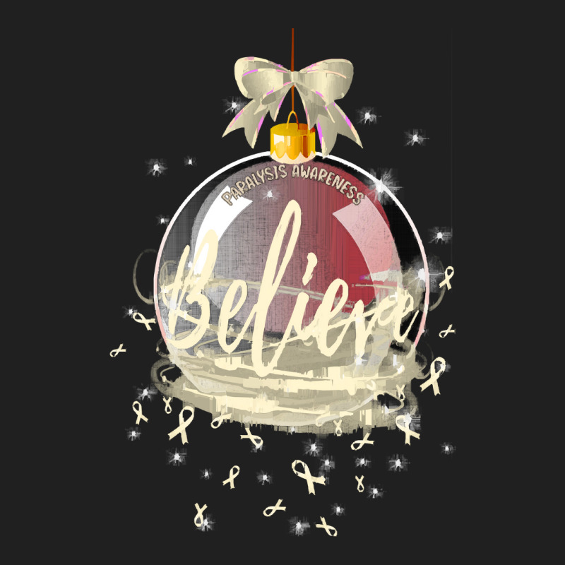 Paralysis Fighter Paralysis Awareness - Believe Ornament Christmas Ladies Polo Shirt by hawkunicorn | Artistshot