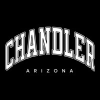 Chandler Arizona Az Varsity Style White Text Tank Top Pocket T-shirt | Artistshot