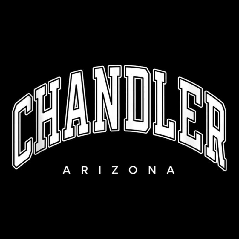 Chandler Arizona Az Varsity Style White Text Tank Top Pocket T-shirt | Artistshot