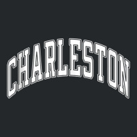 Charleston West Virginia Wv Varsity Style White Text Tank Top Crewneck Sweatshirt | Artistshot